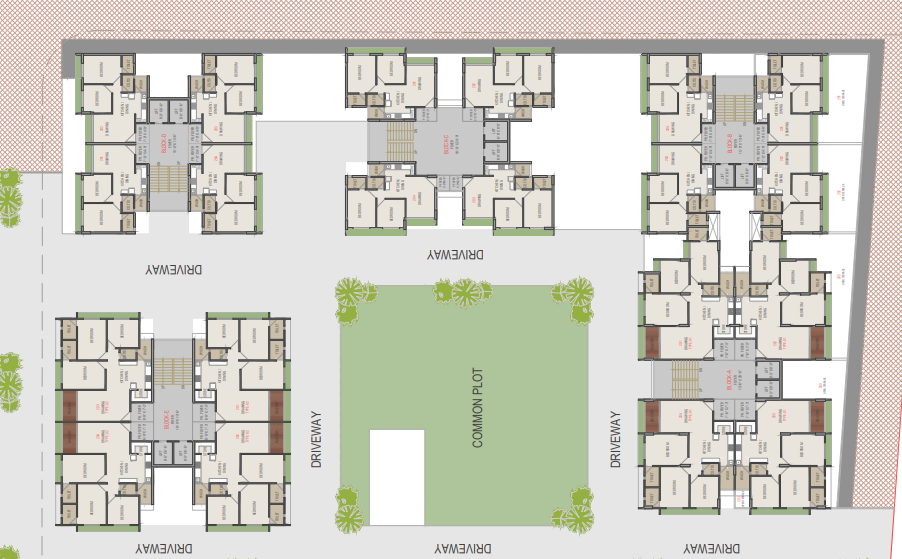 2 BHK floor plan